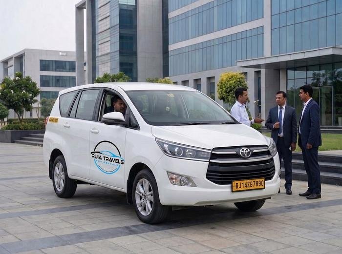Toyota Innova Crysta rental in Jaipur