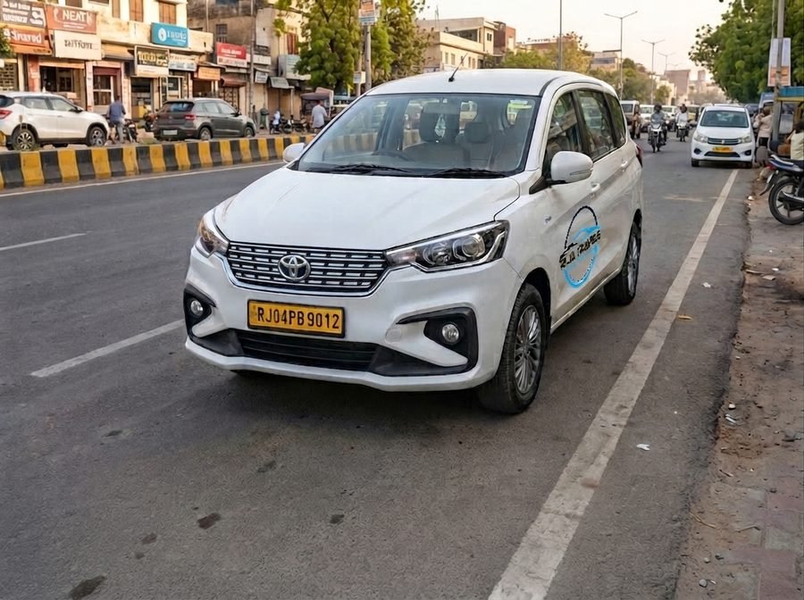 Toyota Rumion rental in Jaipur
